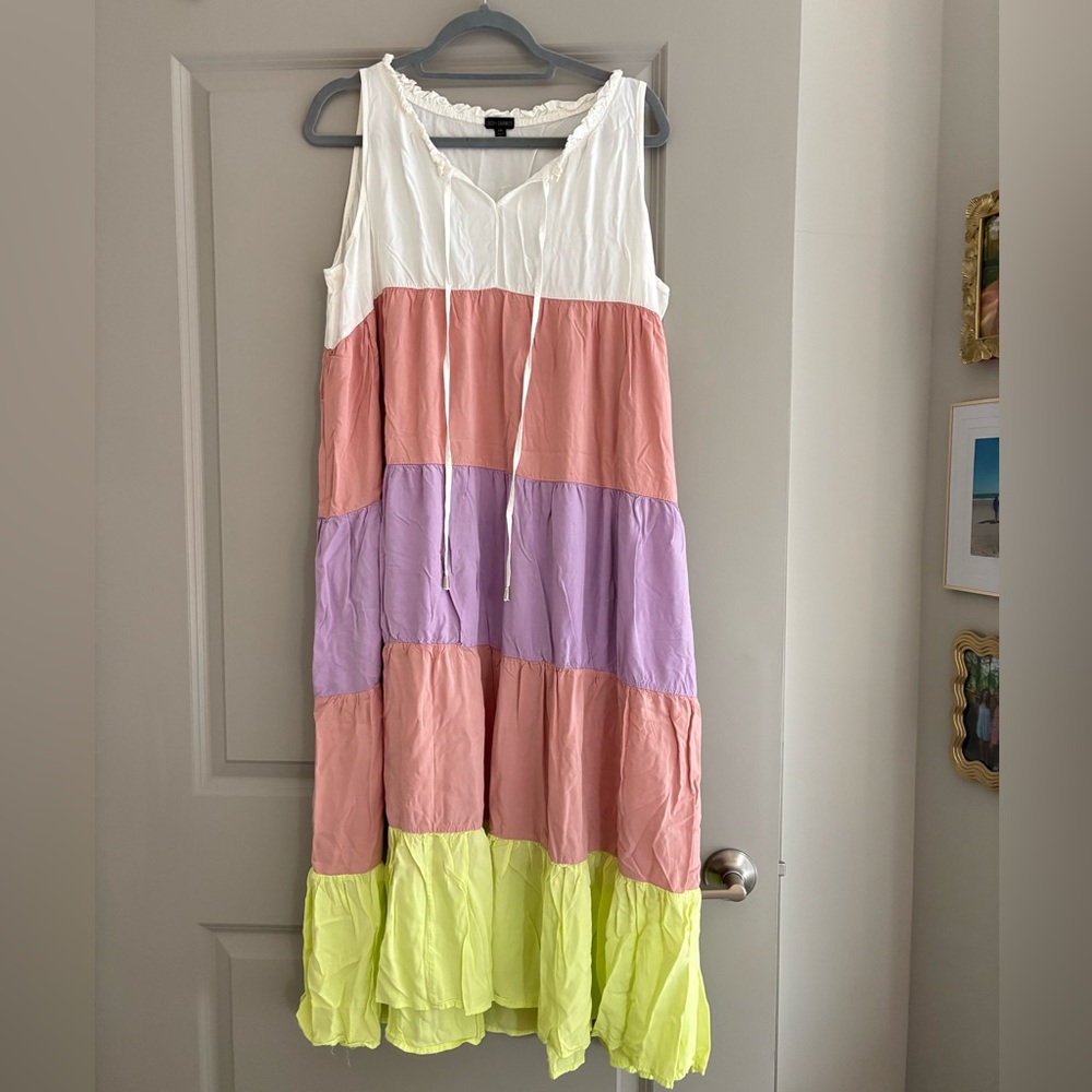 Coco + Carmen Multicolor Tiered Maxi Dress